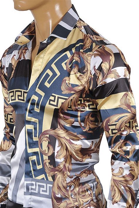 versace clothes men|versace men shirts fashion.